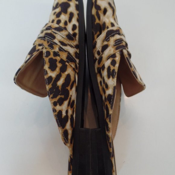 Cato Casual Multi Color Animal Print Slip On Mules Sz 9 Man Made Materials - Picture 7 of 10